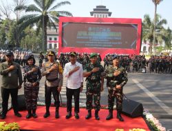 *Apel Gelar Pengamanan Pilkada Jabar, Sinergitas TNI-Polri dan Seluruh Instansi*