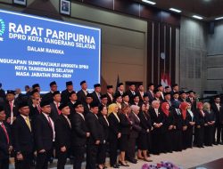 *FWJ Indonesia Ucapkan Selamat dan Sukses Atas Pelantikan Anggota DPRD Tangsel periode 2024 – 2029*