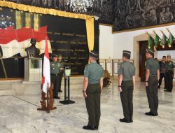 *Pangdam III/Slw Terima Laporan Korps Kenaikan Pangkat Pamen*