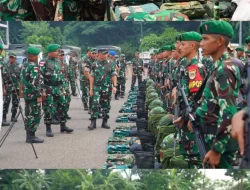 *Pangdam III/Slw Cek Kesiapan Satgas Pamtas Yonif 312/KH*