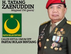 *Mayjen TNI Purn Tatang Zaenudin Calon Kuat Jadi Ketum Partai PBB, Ini Alasannya*