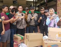 *Didampingin Kapolsek, FWJ Indonesia Salurkan Bantuan Sosial Paska Kebakaran Kemayoran*