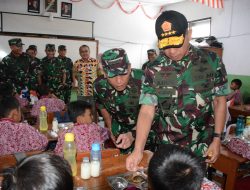 *Panglima TNI Tinjau Program MBG di Cimahi*