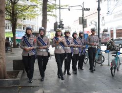 Jelang Arus Mudik Idul Fitri 2025, Satlantas Polrestabes Bandung Gelar Sosialisasi Berkendara di Sepanjang Jalan Asia – Afrika Bandung