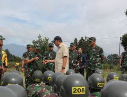 Pangdam III/Slw Sambut Kunker Menhan di Secata