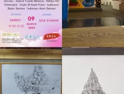 Pelukis Cilik Ahza Pamerkan Karya Lukisannya Bersama.