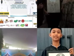 Abdullah Ahza Wiryawan Berikan Cenderamata Karya Lukisan Potret Diri H.Muhammad Farhan (Wali Kota Bandung).