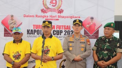 Turnamen Futsal Kapolres Cup 2025 Resmi Dibuka