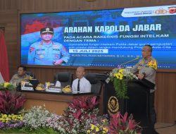 Kapolda Jabar Sampaikan Lima Penekanan Strategis dalam Pembukaan Rakernis Fungsi Intelkam TA 2025