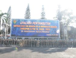Pangdam III/Slw Sambut Satgas Kizi TNI Konga XX-U/Monusco Kongo Yonzipur 3/YW