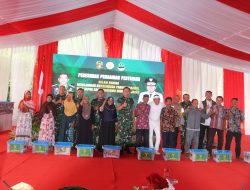 Kasad Resmikan Sarana Pengairan di Ciracap Sukabumi