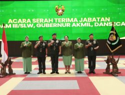 Mayjen TNI Kosasih Resmi Jabat Pangdam III/Slw