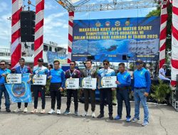 Prajurit Kodam III/Slw Raih Juara Makassar Navy Open Water Sport Competition 2025