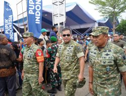 Pangdam III/Slw Pimpin Pengamanan Kunker Presiden Prabowo di Panen Raya Padi Karawang