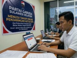 Masuki Tahap Penjaringan Online, Partai Garuda Sulsel Kejar Ambang Batas Waktu Terakhir